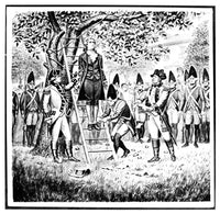 The Hanging of Nathan Hale - American Revolutionary Soldier Fine Art Print