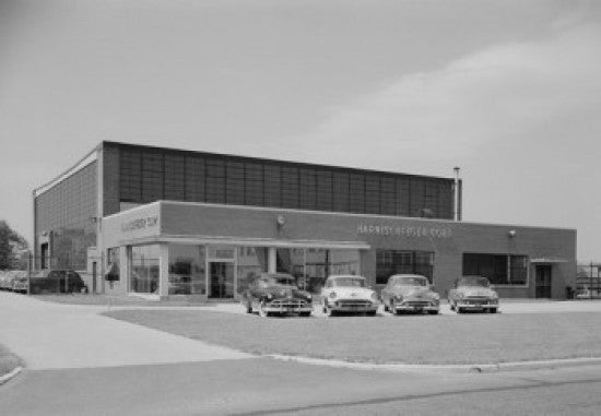 Harnischfeger Corporation Factory Building Fine Art Print - Teterboro, NJ