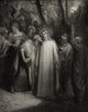 The Kiss Fine Art Print - Judas Iscariot and Jesus in Gethsemane After Gustave Dore