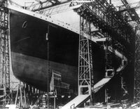Titanic Construction Fine Art Print - Harland & Wolff Shipyard