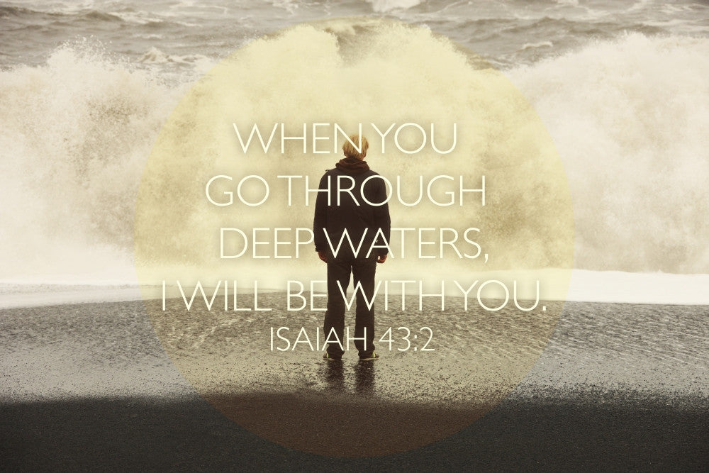 Sunlit Reflection - Fine Art Print Featuring Isaiah 43:2 by Tim Antoniuk