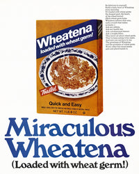 Vintage Wheatena Cereal Advertisement Fine Art Print - 1968