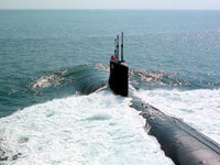 USS Seawolf Attack Submarine Fine Art Print by Stocktrek Images