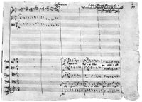 Mozart's Requiem Manuscript Page Fine Art Print by Granger Collection