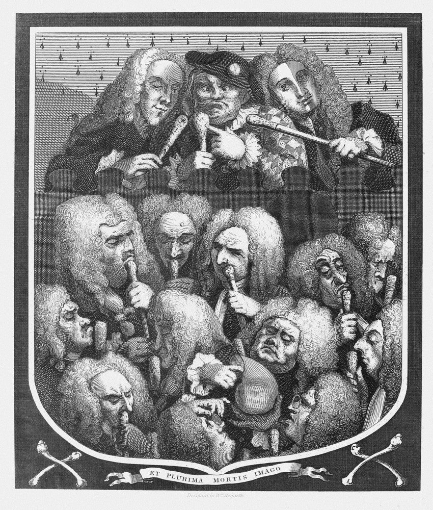 Hogarth's Consultation of Physicians Fine Art Print - 1736
