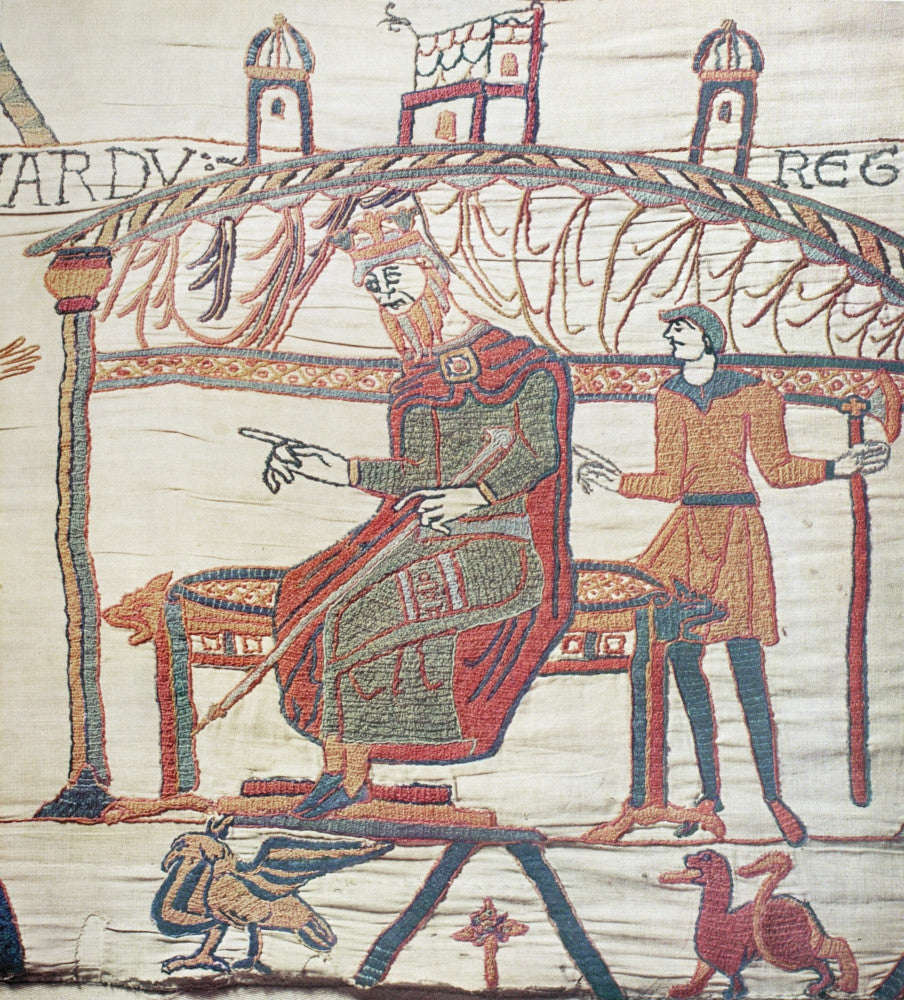 Detail of King Edward the Confessor from the Bayeux Tapestry Poster Print