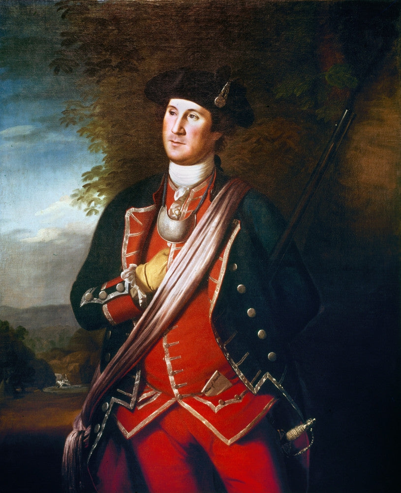 George Washington as Colonel in the Virginia Militia Fine Art Print by Charles Willson Peale