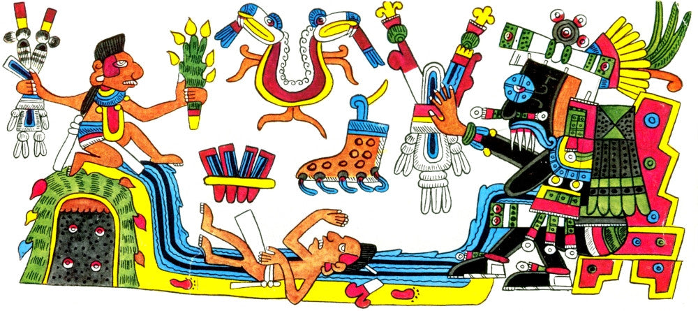 Tlaloc, Aztec God of Rain 15th Century Fine Art Print