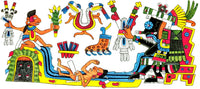 Tlaloc, Aztec God of Rain 15th Century Fine Art Print