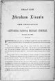 Gettysburg Address 1863 American Broadside Fine Art Print by Granger Collection