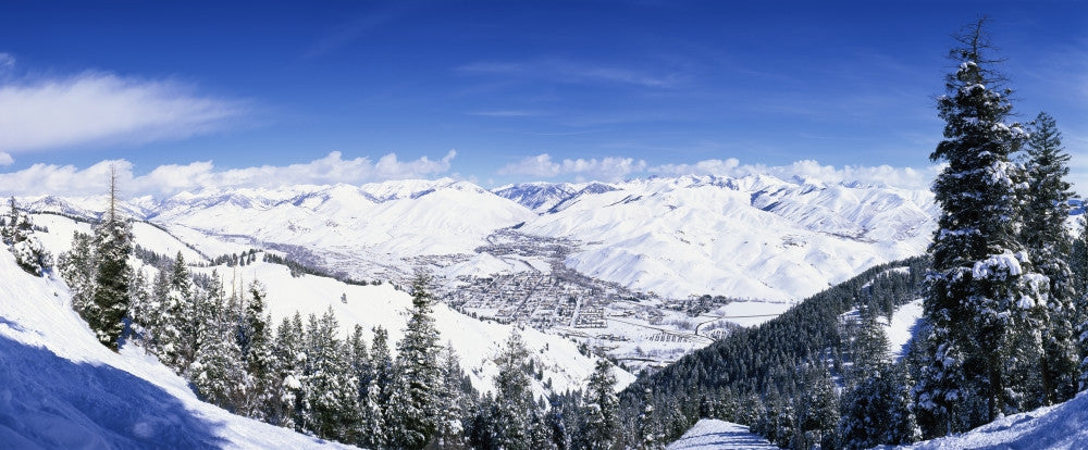 Ski Slopes in Sun Valley, Idaho Fine Art Print