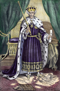 King Andrew Cartoon Lithograph from 1833 by Granger Collection