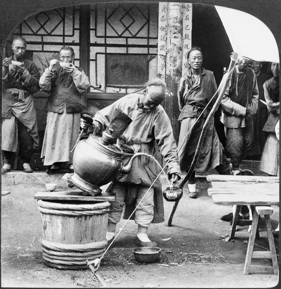Manchuria Tea Seller Stereograph Fine Art Print, C1906 by Granger Collection