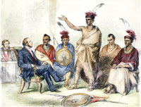 Kaw Delegation Fine Art Print - 1857 Conference of Native Americans