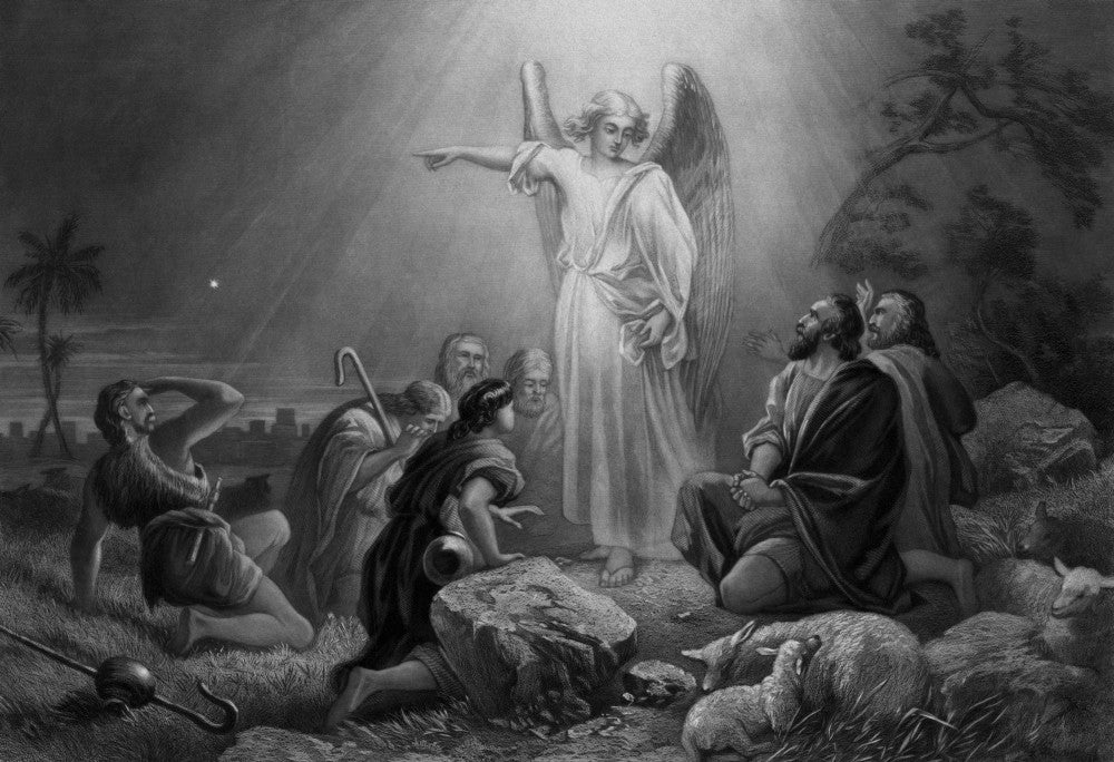 The Angel Gabriel Announcing the Birth of Jesus Fine Art Print by John Parrot