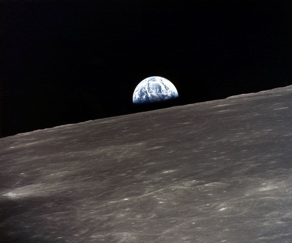 Apollo 10: Earthrise Fine Art Print - Stunning View from Space