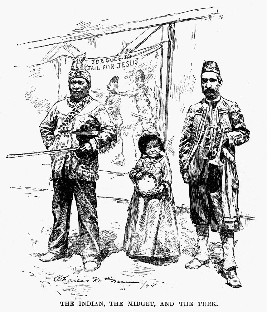 Salvation Army Sideshow Musical Performance Fine Art Print - 1894
