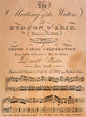 Erie Canal Songsheet Fine Art Print - 'The Meeting Of The Waters' Cover