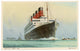Aquitania In Full Steam Fine Art Print by Mary Evans Picture Library