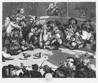 Hogarth's Cockpit Fine Art Print - Engraving from 1759