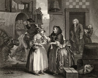 The Harlot's Progress: Ensnared by a Procuress Fine Art Print