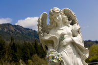 Statue Of An Angel Fine Art Print by Helene Cyr | Design Pics