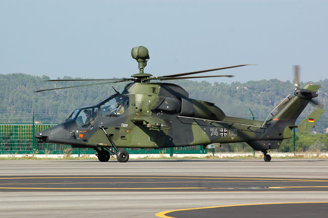 Eurocopter Tiger Attack Helicopter Fine Art Print by Riccardo Niccoli