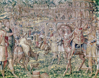 Flemish Tapestry of Rome Featuring the Colosseum - Fine Art Print