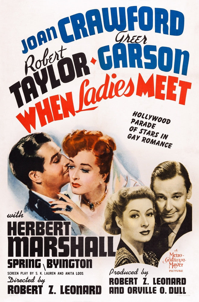 When Ladies Meet Us Movie Poster Print - Classic Film Art