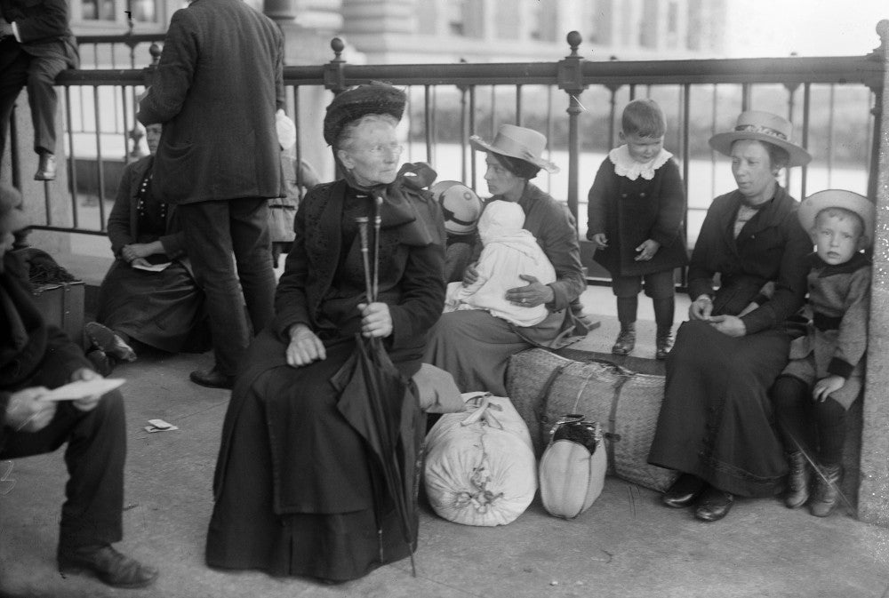 Dutch Family Arriving at Ellis Island, C1910 - Fine Art Print by Granger Collection