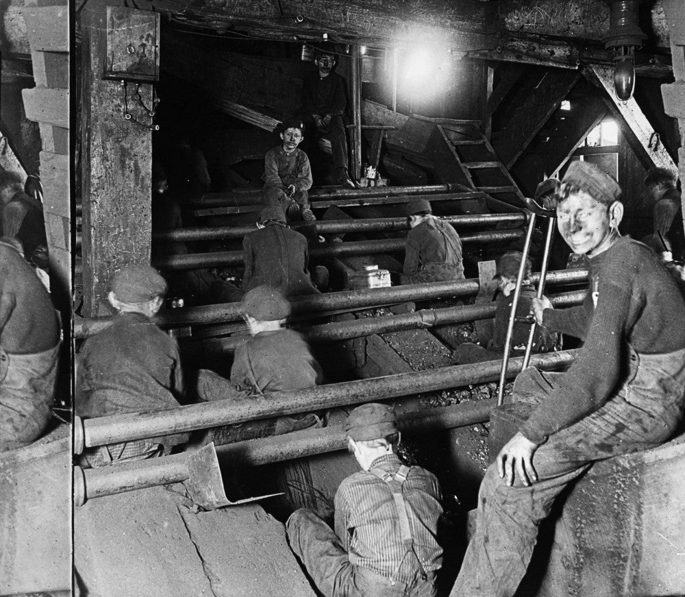 Pennsylvania Coal Miners Anthracite Mine Photograph | Granger Collection