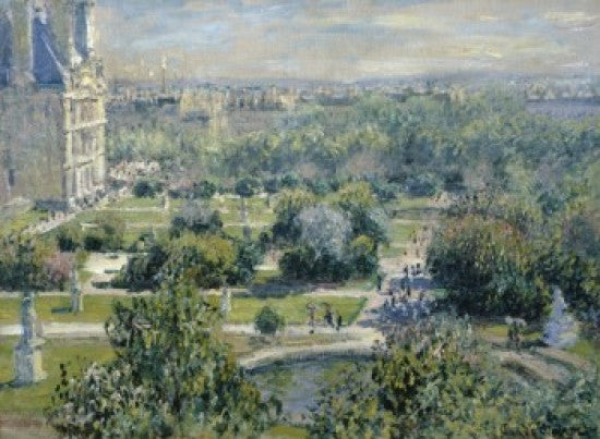 View of the Tuileries Fine Art Print by Claude Monet