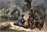 Valley Forge: American Troops in Winter 1777 Fine Art Print