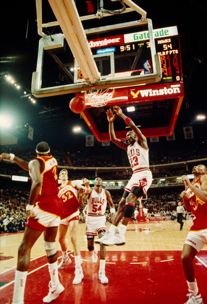 Michael Jordan Chicago Bulls Game Poster Print by Panoramic Images