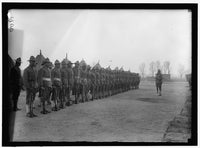 African American Soldiers Parade Formation Fine Art Print
