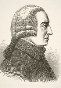 Adam Smith Poster Print - Scottish Philosopher and Economist (1890)