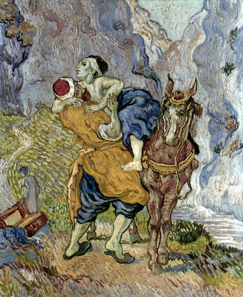 The Good Samaritan Fine Art Print by Vincent Van Gogh (1890)