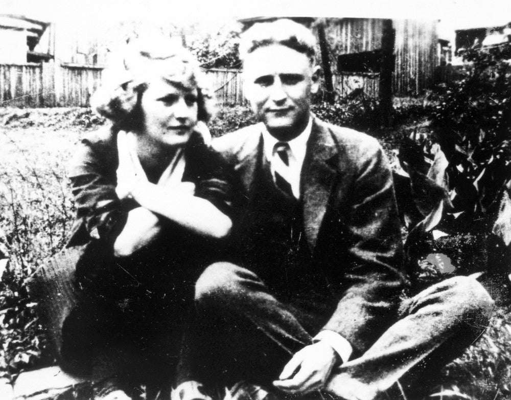 F. Scott Fitzgerald with Wife Zelda Fine Art Print by Granger Collection