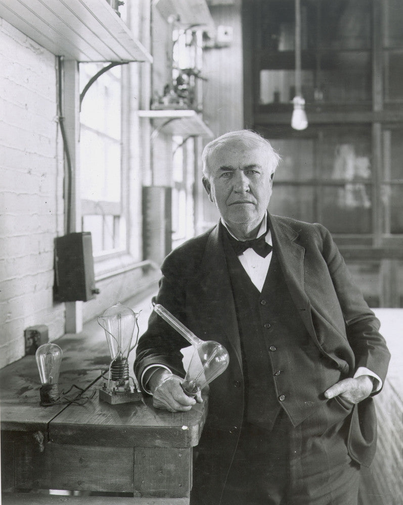 Thomas Edison 1915 Laboratory Poster Print by Granger Collection