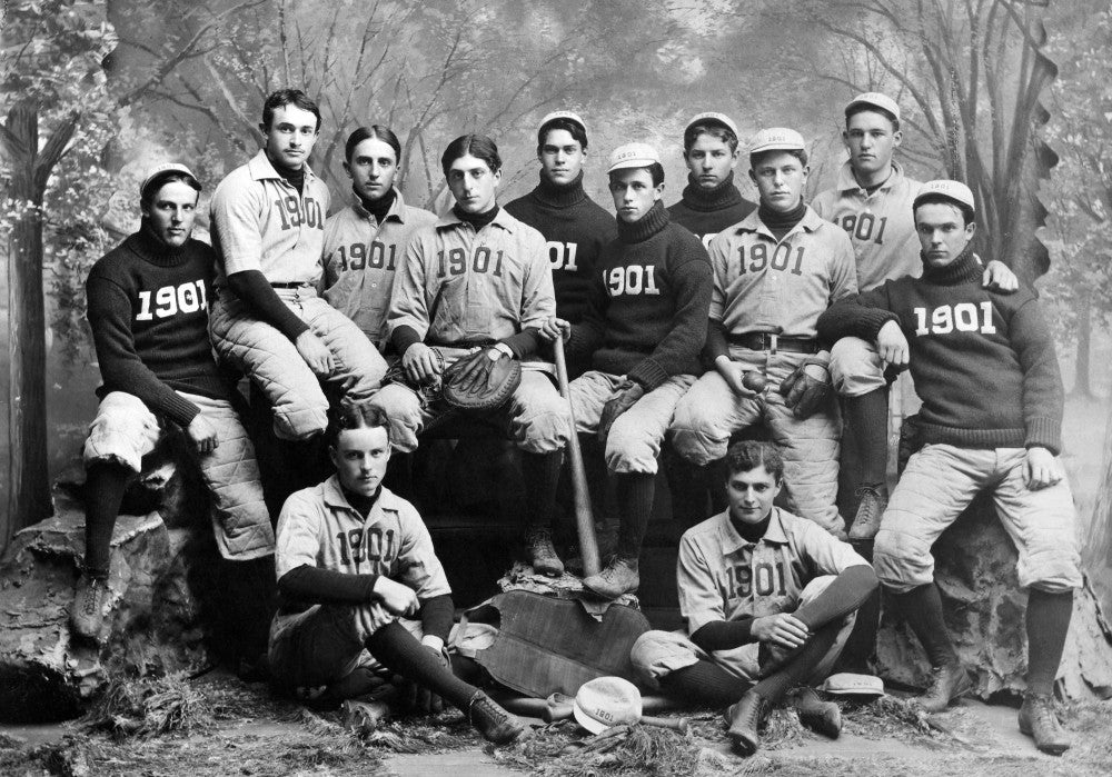 Yale University Baseball Team 1901 Fine Art Print by Granger Collection