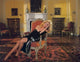 Morgan Fairchild Photo Print - Black Robe in Chair