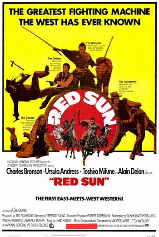 Red Sun Movie Poster - 11x17 Print