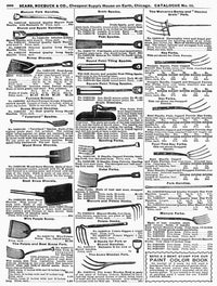 Farming Tools from 1902 Sears Roebuck & Co. Catalogue Poster Print