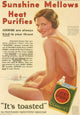 Vintage Lucky Strike Cigarettes Advertisement Poster Print by Ken Welsh