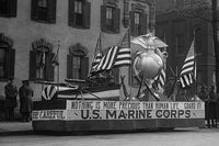US Marine Corps Parade Float Recruitment Poster Print