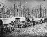 Civil War Ambulance Train Photograph, C1864 - Fine Art Print by Granger Collection