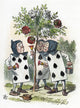 Alice in Wonderland Queen of Hearts Garden Fine Art Print by Sir John Tenniel