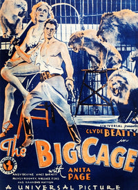 The Big Cage Movie Poster Art Print - 1933 Classic Film