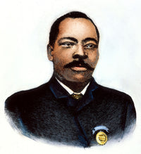 Granville T. Woods Engraving - 19th Century American Inventor Print by Granger Collection