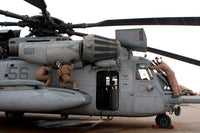 US Marines Preflight Checks on CH-53E Super Stallion Helicopter Fine Art Print by Stocktrek Images